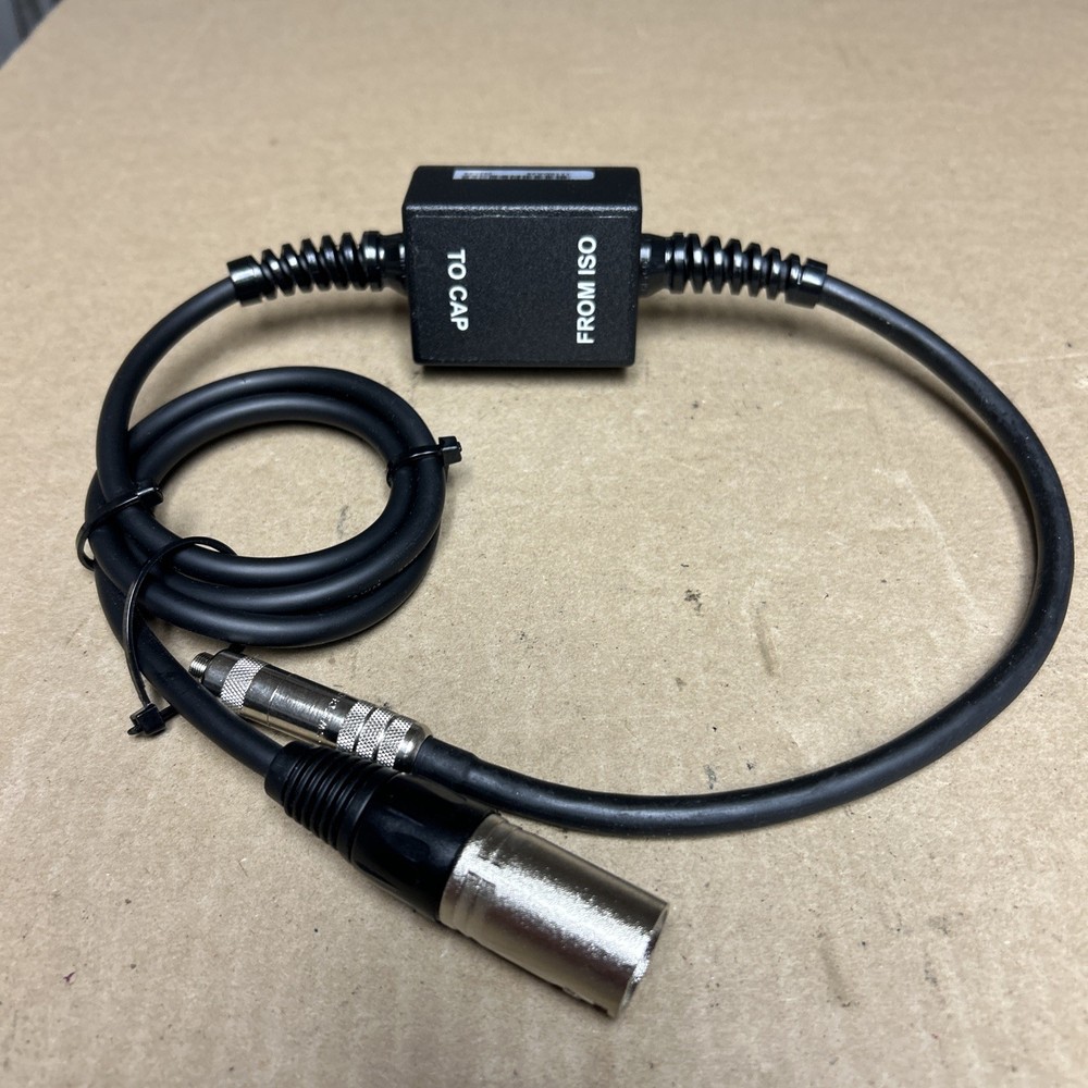 CLEAR-COM BALUN BOX ADAPTER CABLE CCC-803054 Cap 3.5MM/XLR3M 4 FT