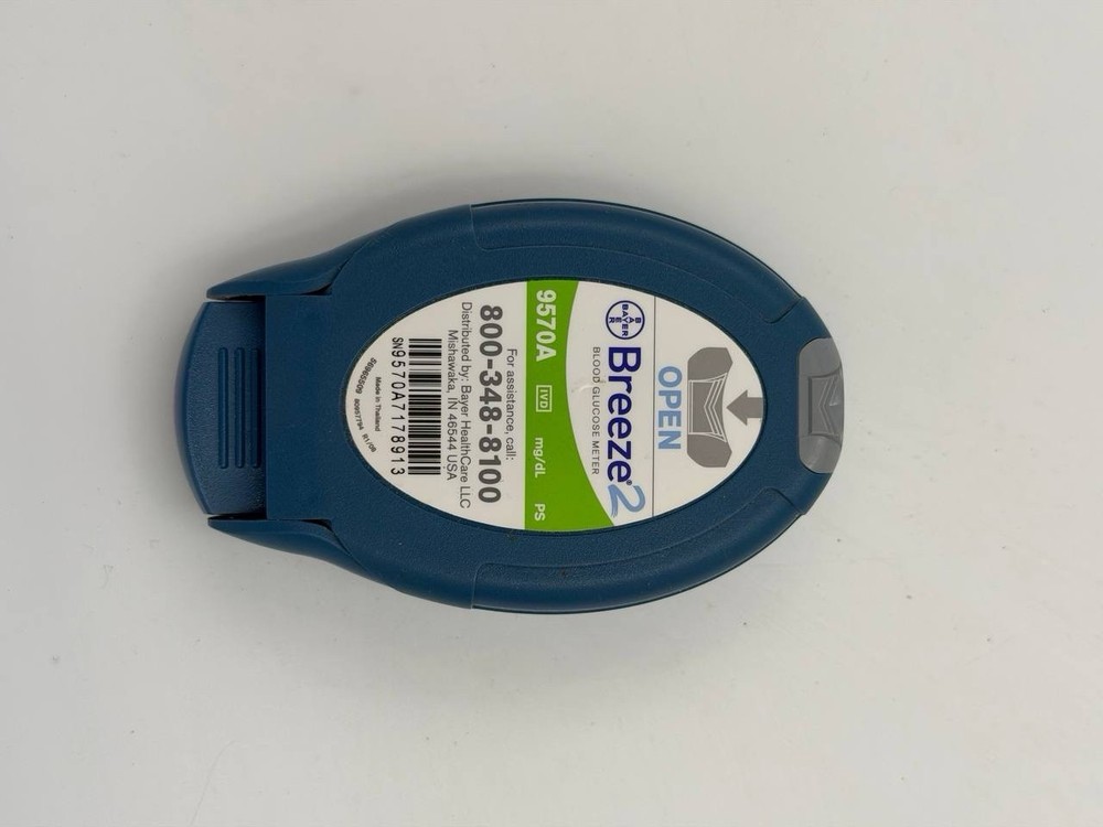 Bayer Breeze 2 Blood Glucose Meter w/ Case