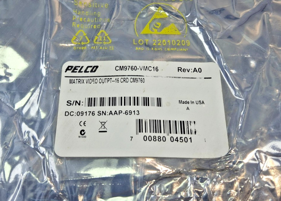 Pelco CM9760-VMC16 Video Output Card