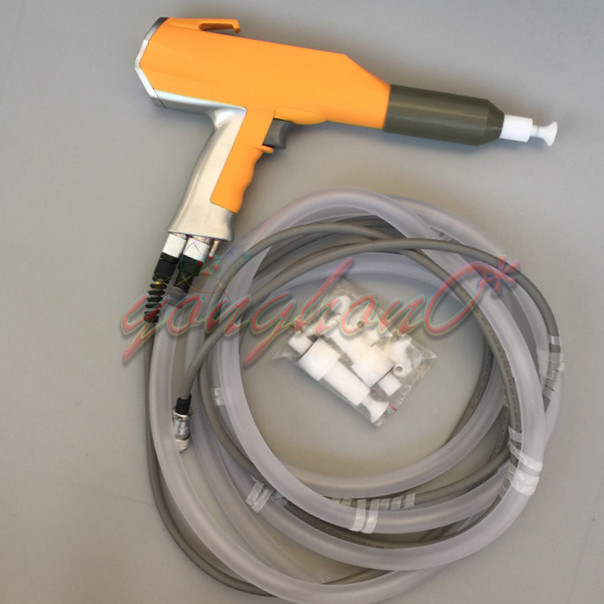 electrostatic powder coating spray gun with wire 3 pins
