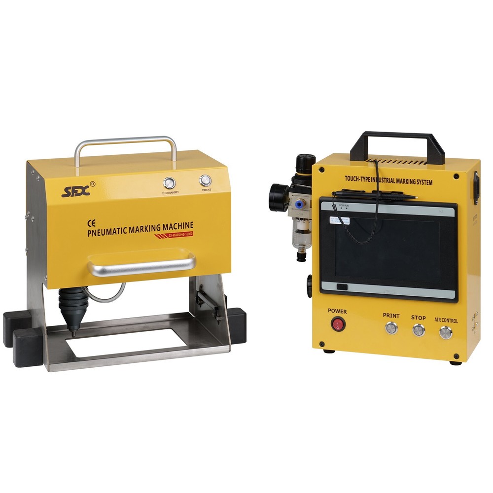 US Pneumatic Dot Peen Marking Machine for VIN Code Chassis Number 150*80mm
