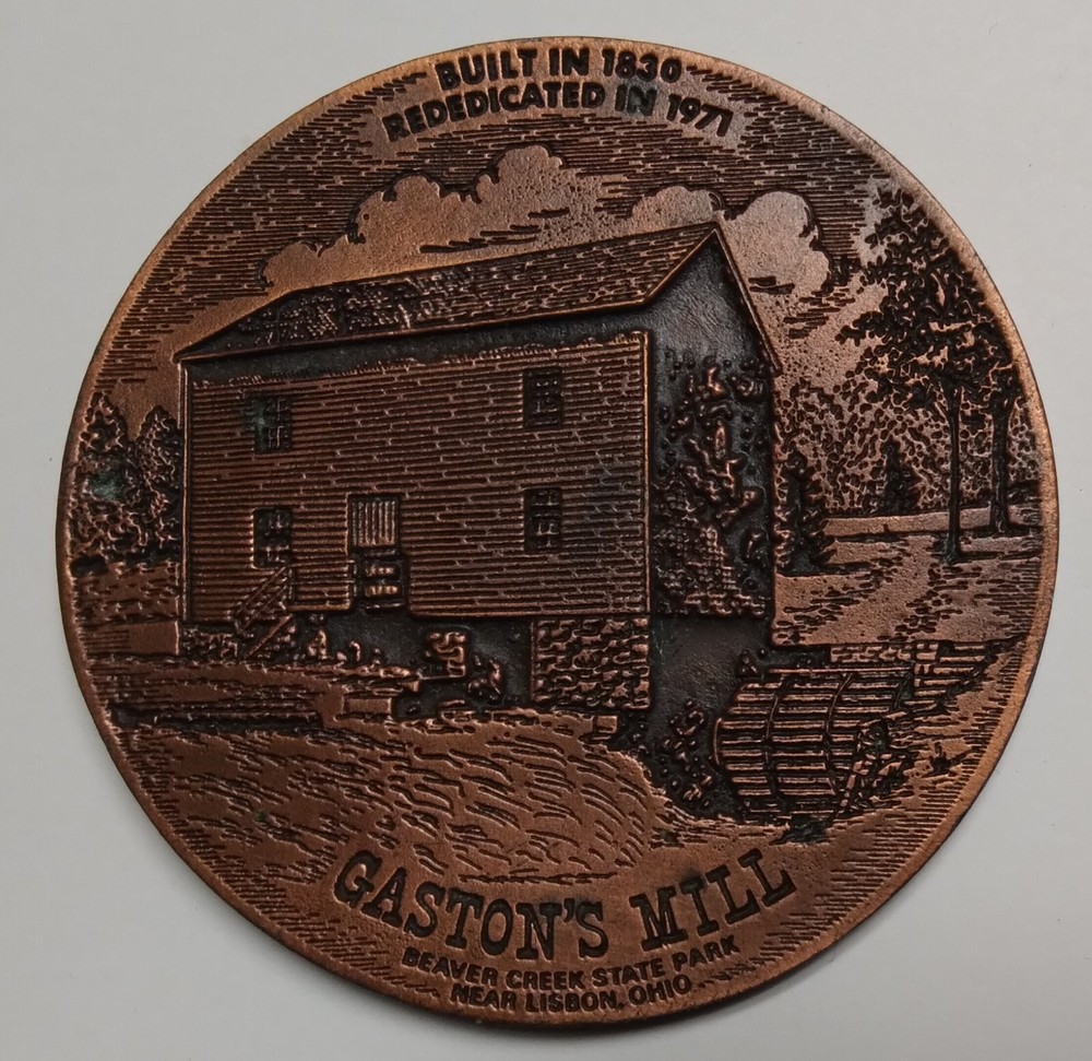 Medallion Gaston's Mill Losbon, Ohio