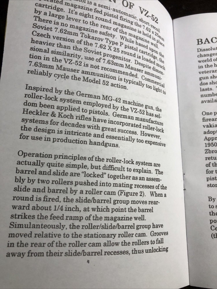 CZ 52 Pistol Manual
