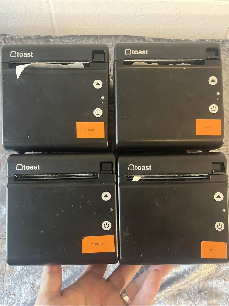 Multi Station (3) Toast POS Touchscreen Terminal Card Reader&Tap ,Printer TT200