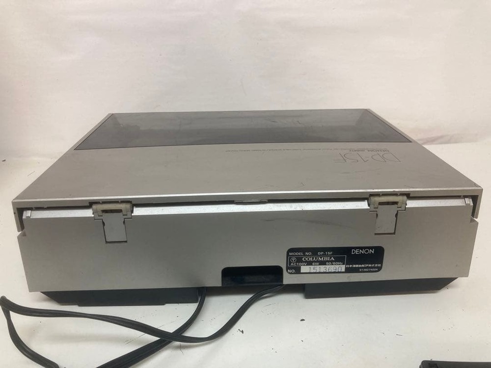 DENON DP-15F FULLY AUTOMATIC TURNTABLE SYSTEM Record Player DIRECT DRIVE AC100V