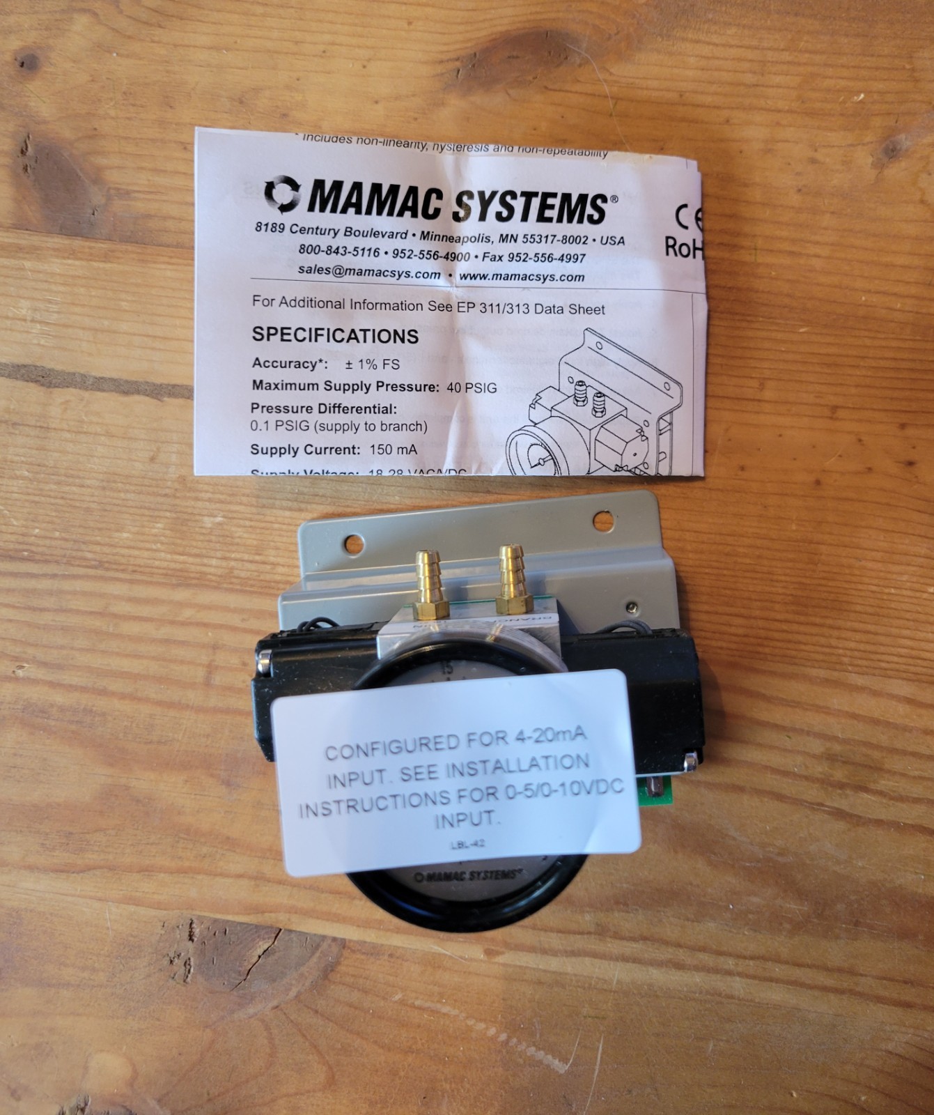 MAMAC SYSTEMS EP-313-020 / EP313020 (NEW IN  BOX)