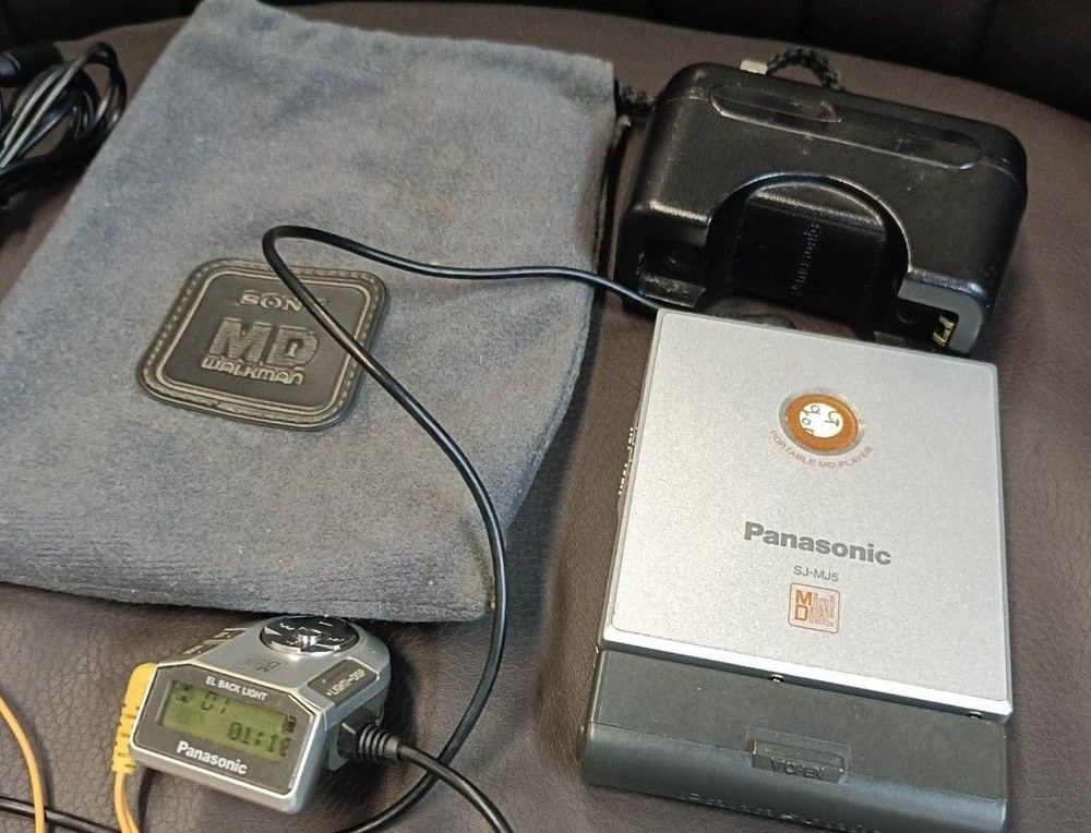 Panasonic MD Walkman SJ-MJ5 Portable MiniDisc Player Tested