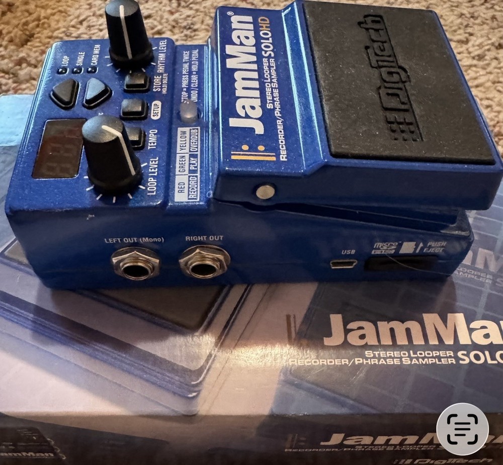 DigiTech JamMan Solo HD Looper Guitar Effect Pedal
