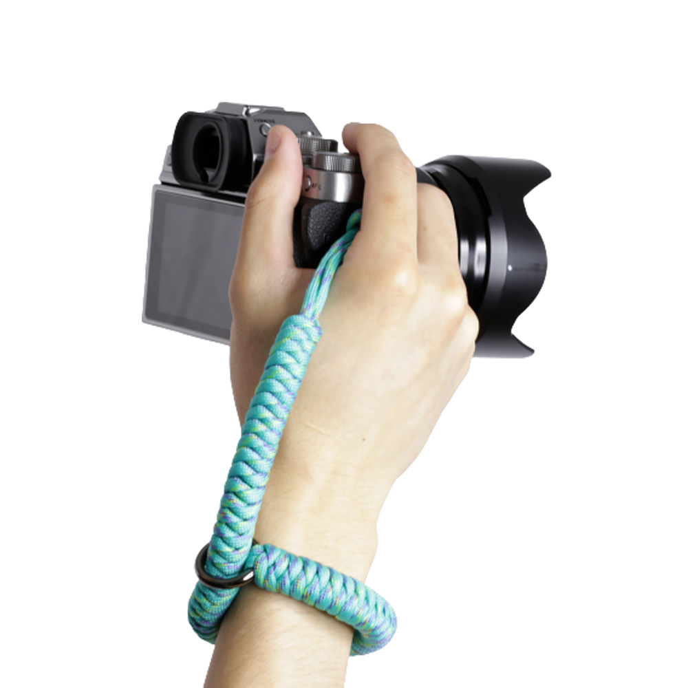 Foto&Tech Adjustable Braided Camera Wrist Strap Universal Paracord