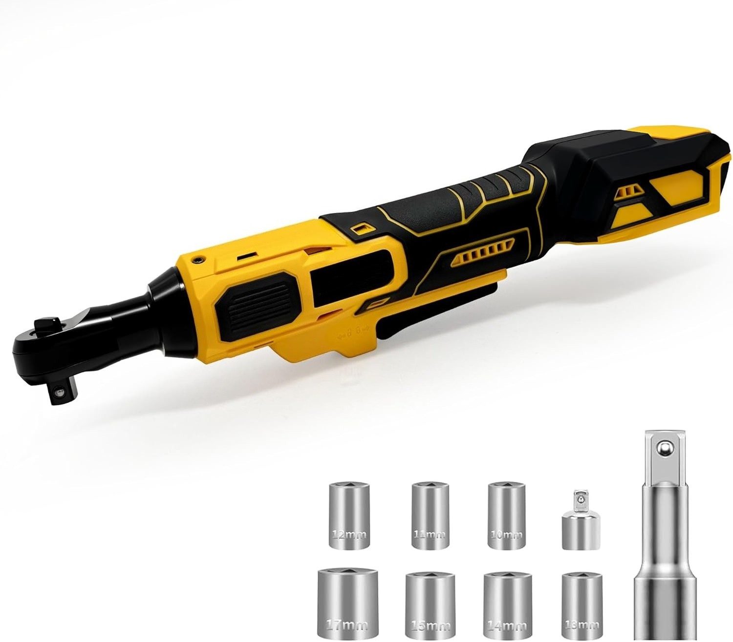 3/8" Cordless Ratchet Wrench for DEWALT 20V MAX Battery, 45 Ft-lbs(60 N.m)