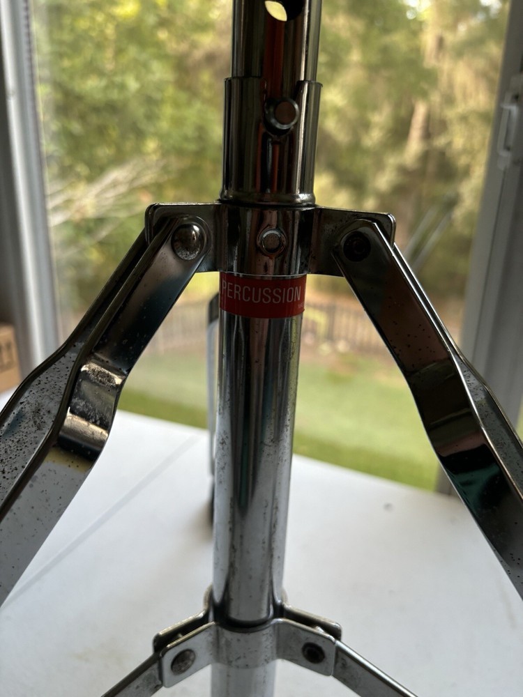 Percussion Plus Collapsible Folding Drum Padded Seat Stool Throne