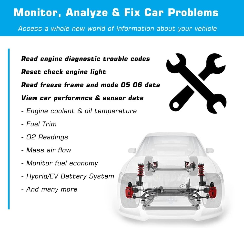 Veepeak Mini Bluetooth OBD2 Scanner OBD II Car Diagnostic Scan Tool for Android