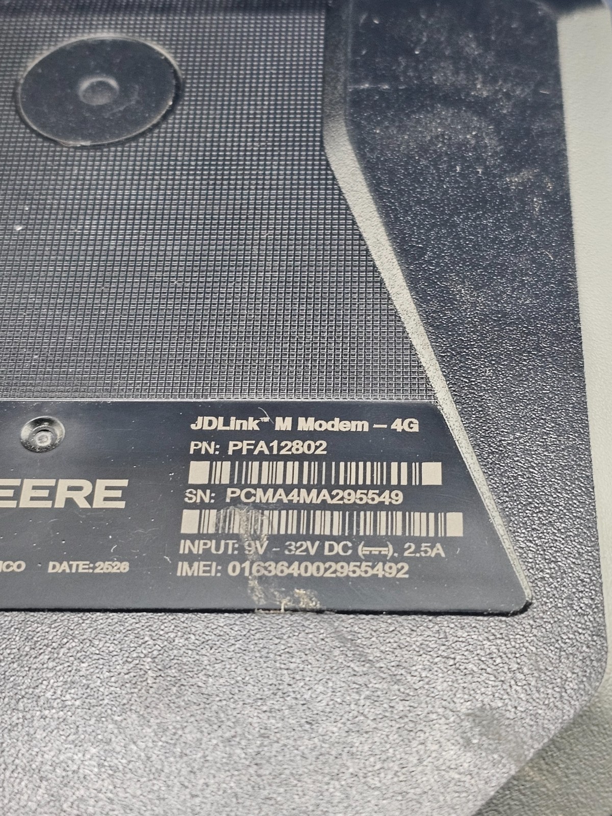 John Deere PFA12802 JdLink™ Modem Electronic Control Unit Fits 5E-5310 Tractor