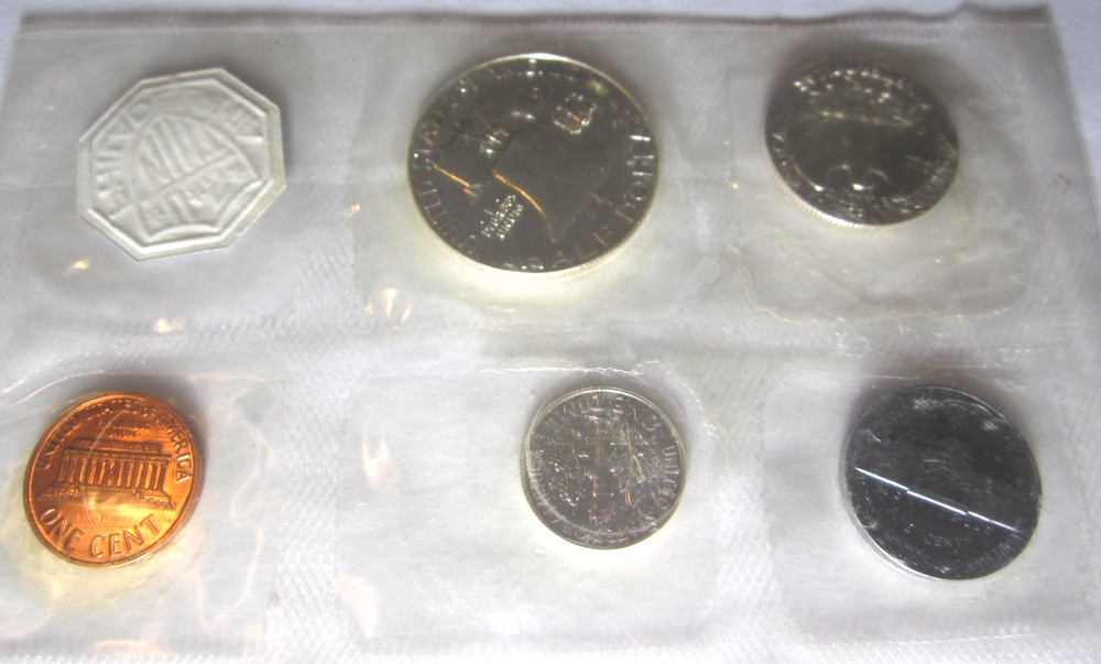 1960 U S Mint 90% silver proof set