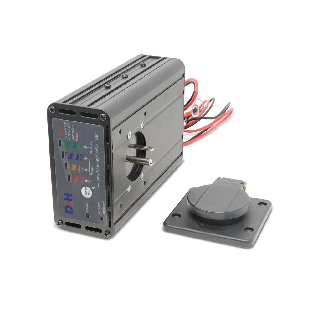8 Amp Panel Mount Battery Charger & Tester