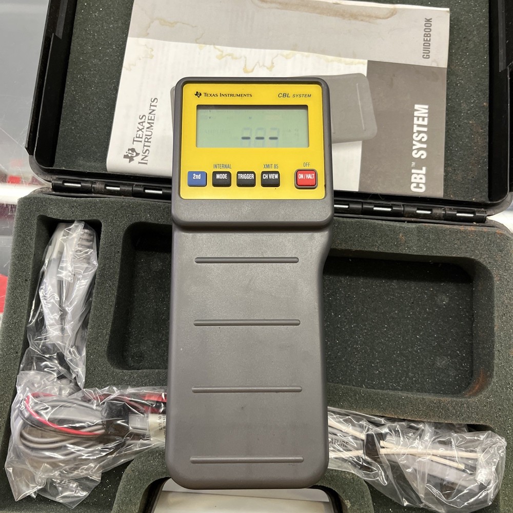 1 Unit- Texas Instruments CBL System Calculator Based Laboratory + Case
