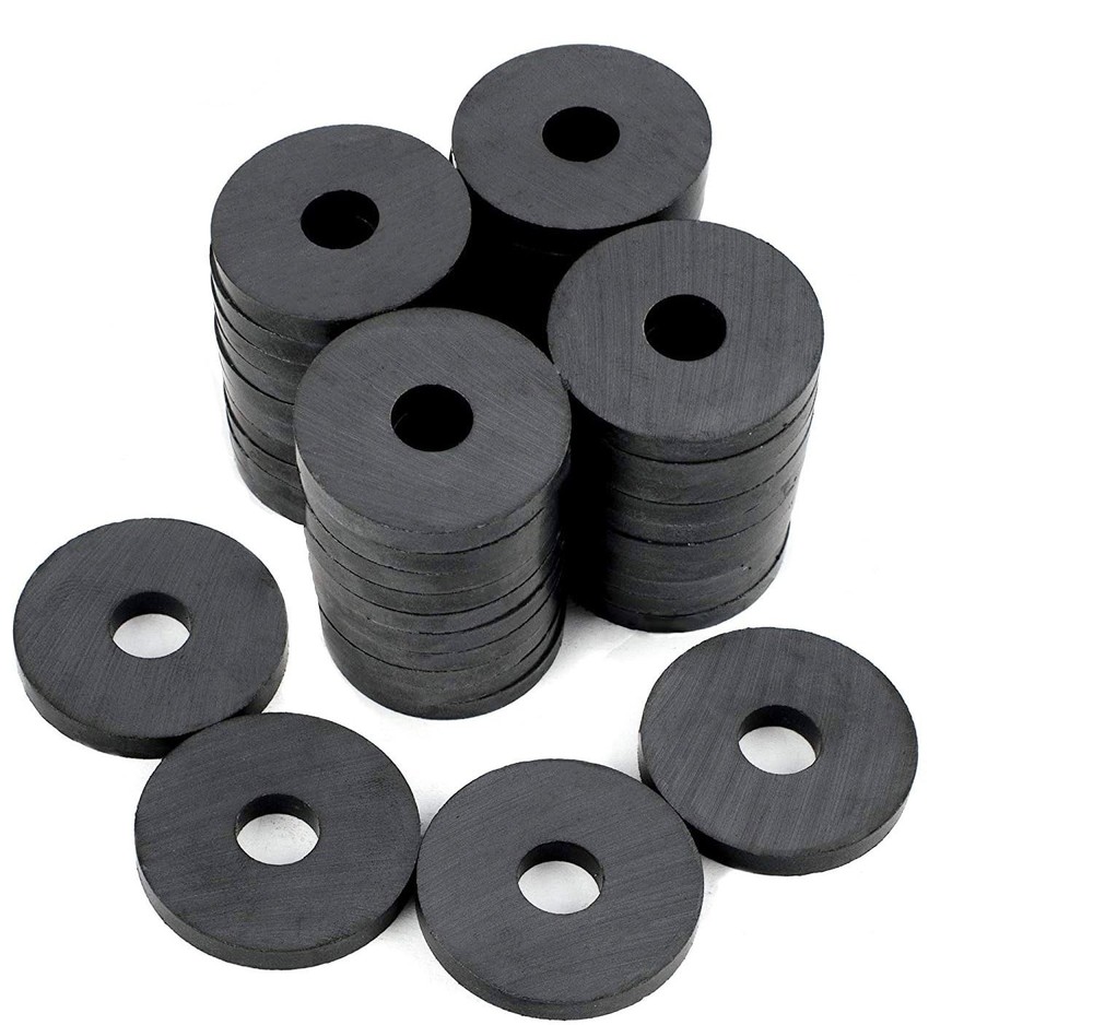 29-Piece Strong Ceramic Ferrite Ring Magnets for Creative & Educational Use