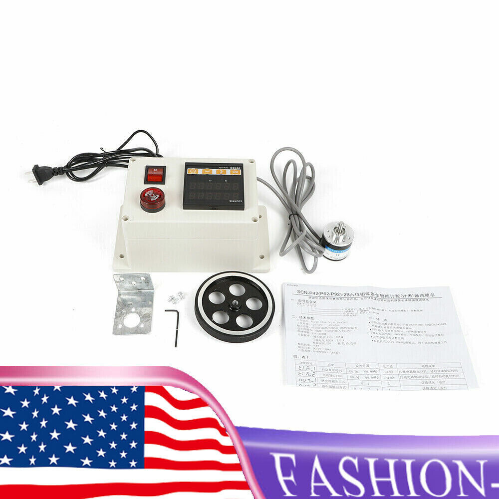 Digital Electronic Length Measure Tool Meter Counter & 300ppr Rotary Encoder