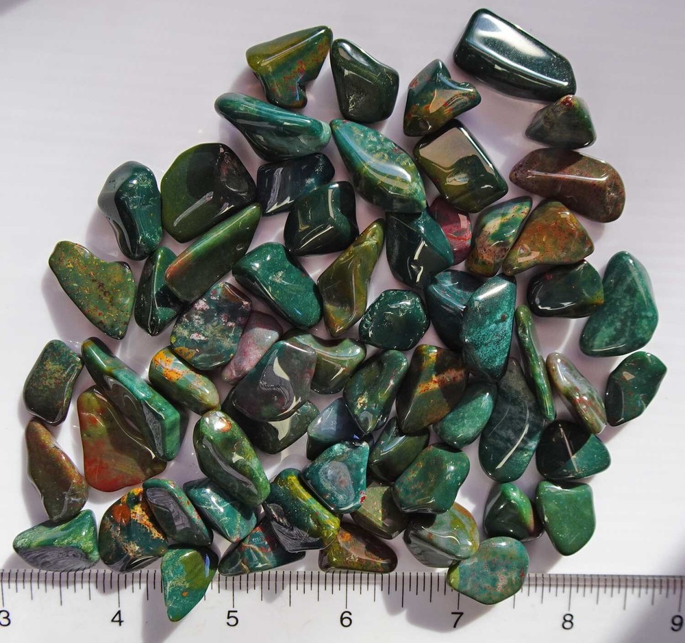 Fancy Jasper - 5 ounces Medium/Small Tumbled Stones rt545b