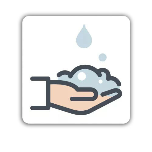 Clean Wash Hands Sticker Decal