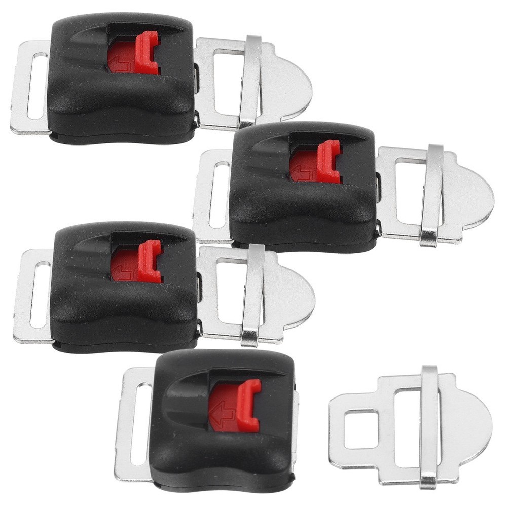 4 Pcs Motorcycle Quick Release Buckle Universal Chin Strap Lock Clip