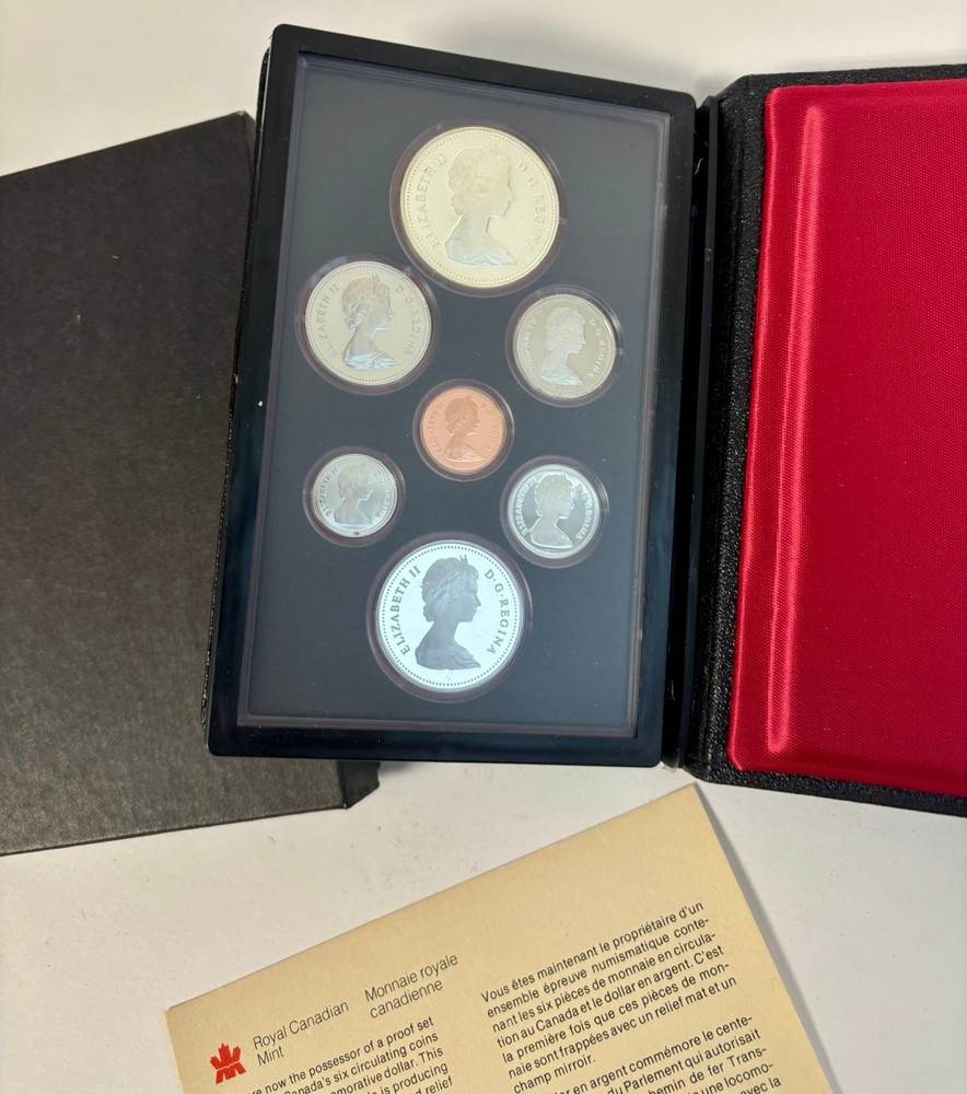1981 Canada double dollar proof coin set