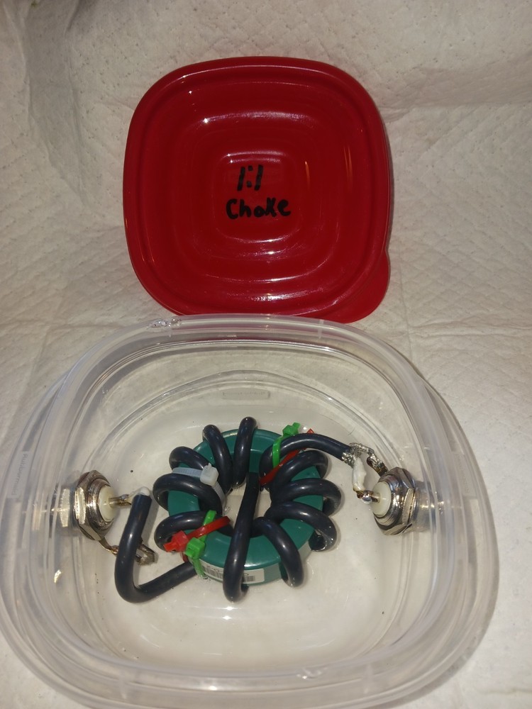 1:1 common choke balun