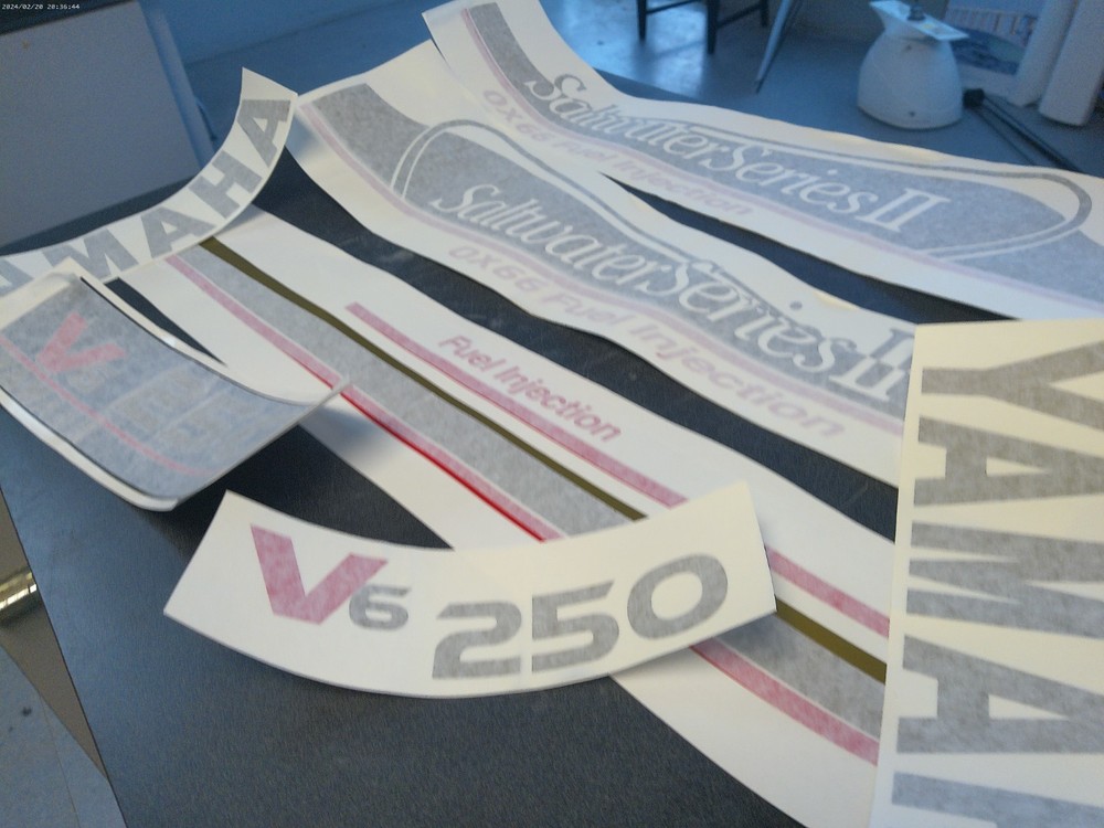 Yamaha Outboard SX250 Decal Set