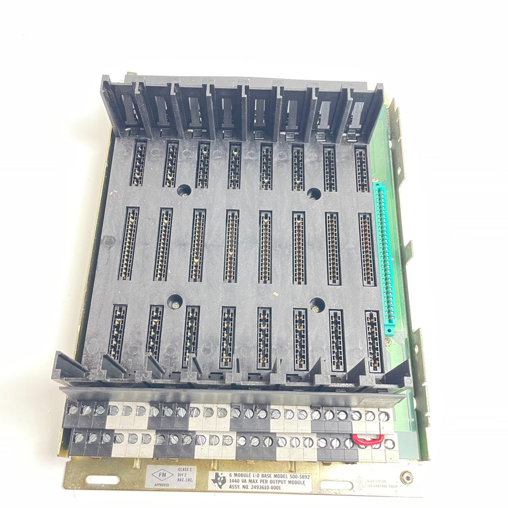 TEXAS INSTRUMENTS 500-5892 6 Module I/O Base 1440 VA
