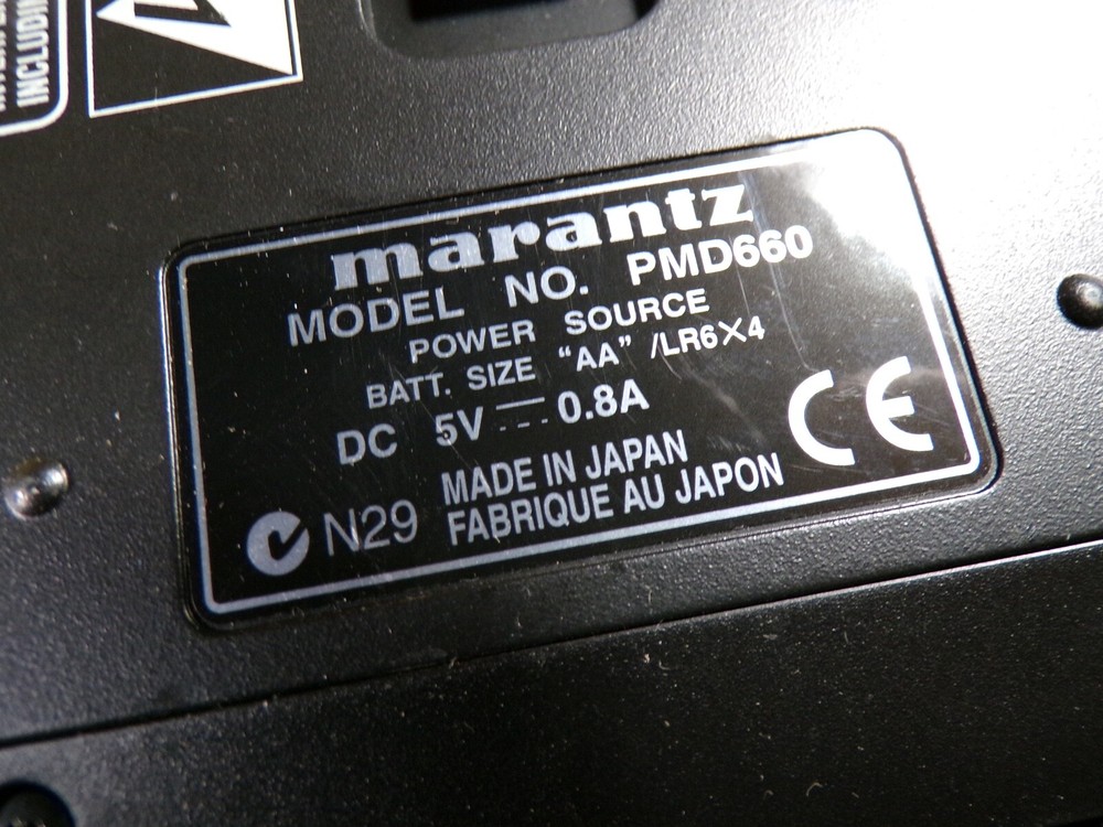 MARANTZ PROFESSIONAL SOLID STATE RECORDER PMD660