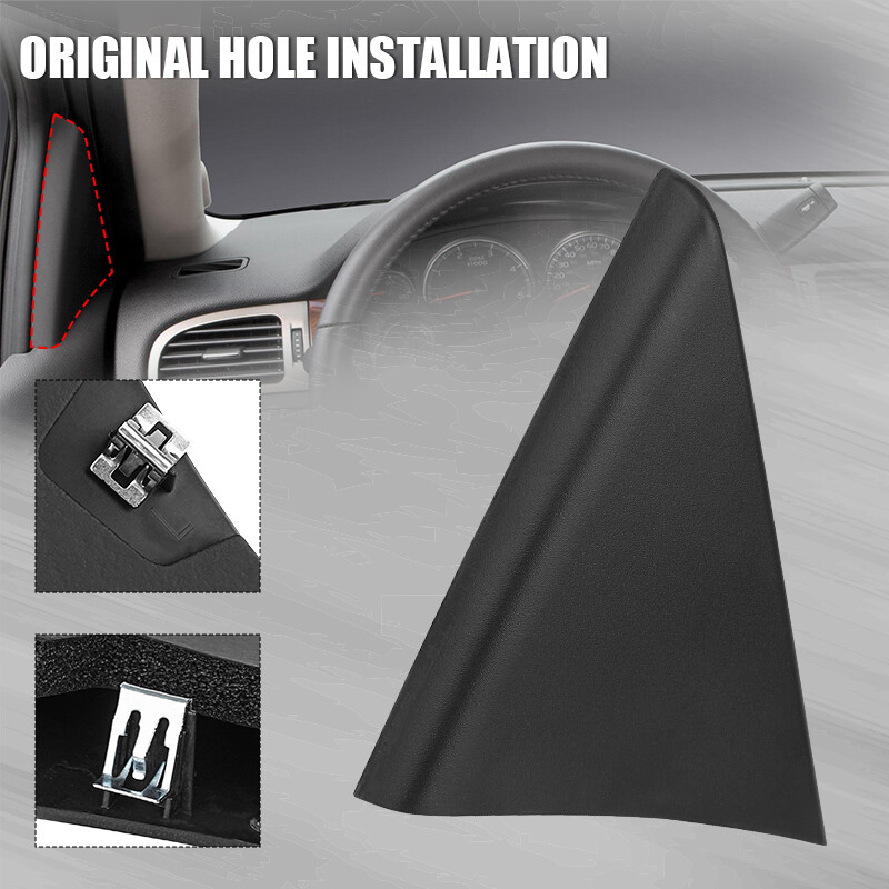 Driver Side Interior Mirror Trim Triangle Cover For Chevy Silverado GMC 2007-14