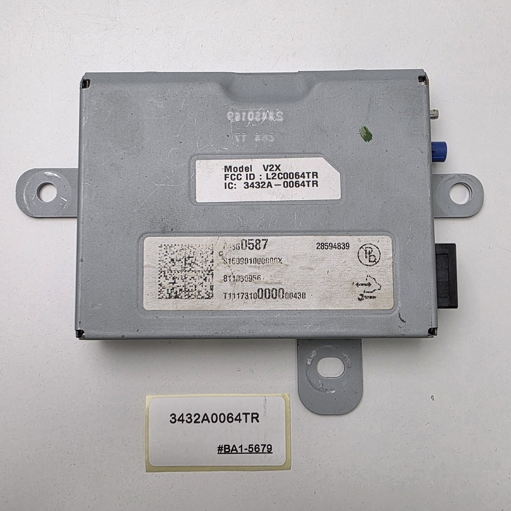 2017-2019 Cadillac CTS Active Communication Control Module 3432A0064TR