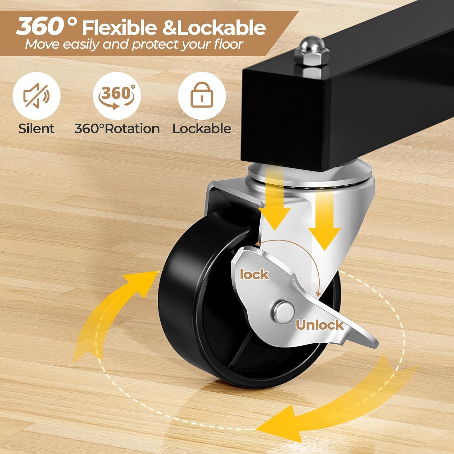 Abiglifty Double Rods Clothes Rack for Hanging Clothes Clothing Rack with Wheels