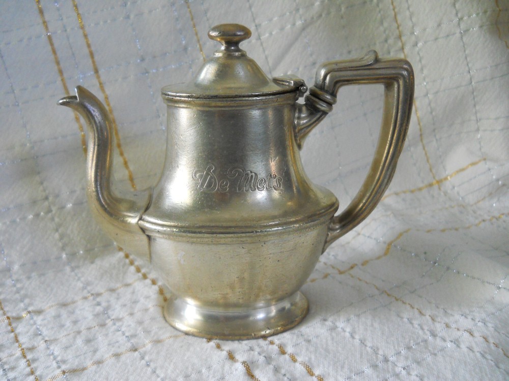 Antique Gorham Silver Solder Teapot De Mets