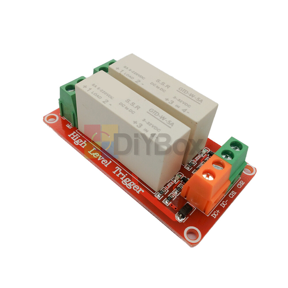5A 2/4/8 Channel High Level Trigger DC-DC Solid State Relay Module