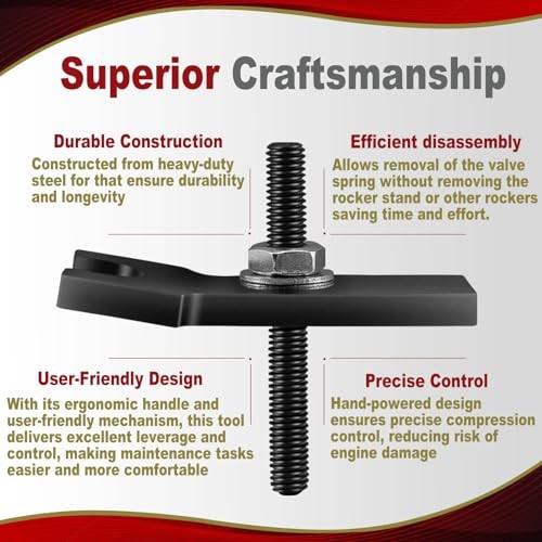 16560 Valve Spring Compressor Tool Kit for GM LS, Compatible with LS1, LS2,