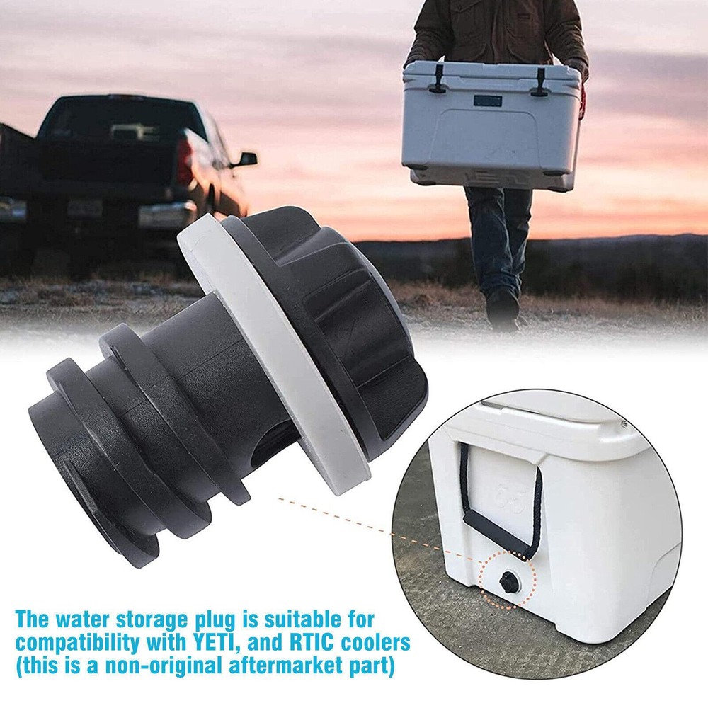 2Pcs Replacement Drain Plug for YETI Cooler for RTIC Cooler Leak-Proof