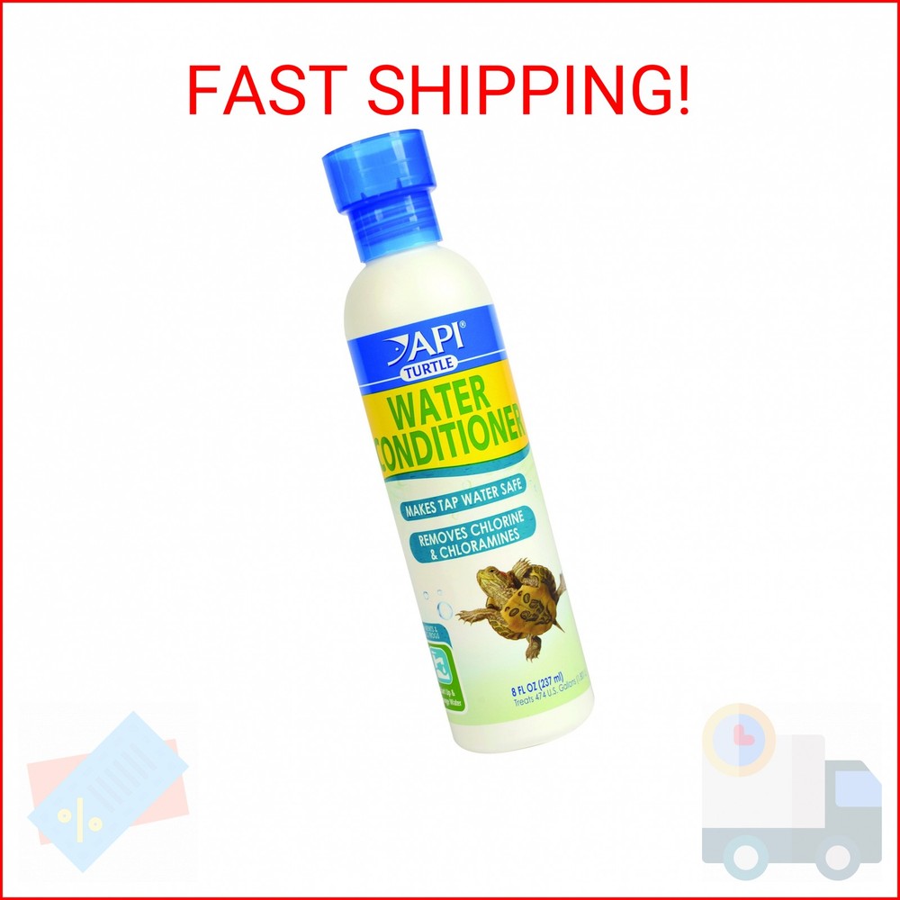 API TURTLE WATER CONDITIONER Water Conditioner 8-Ounce Bottle