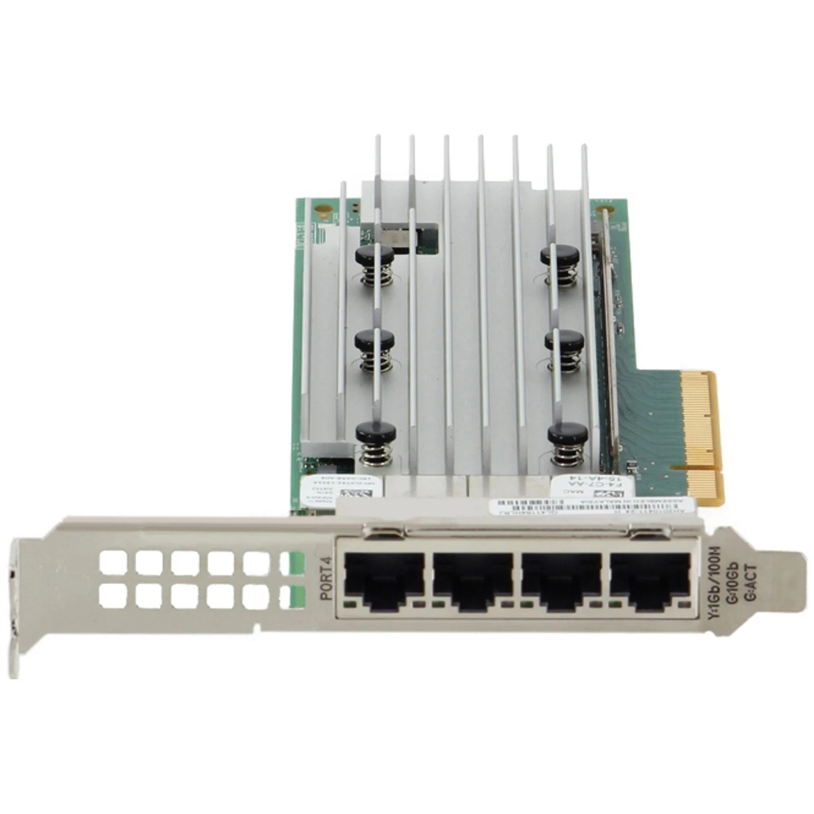 Dell Qlogic QL41164HFRJ Quad Port 10GbE RJ-45 10GBase-T Network Card 33M0K