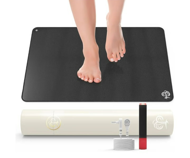 Grounding mat for better sleep, exercise relaxation
