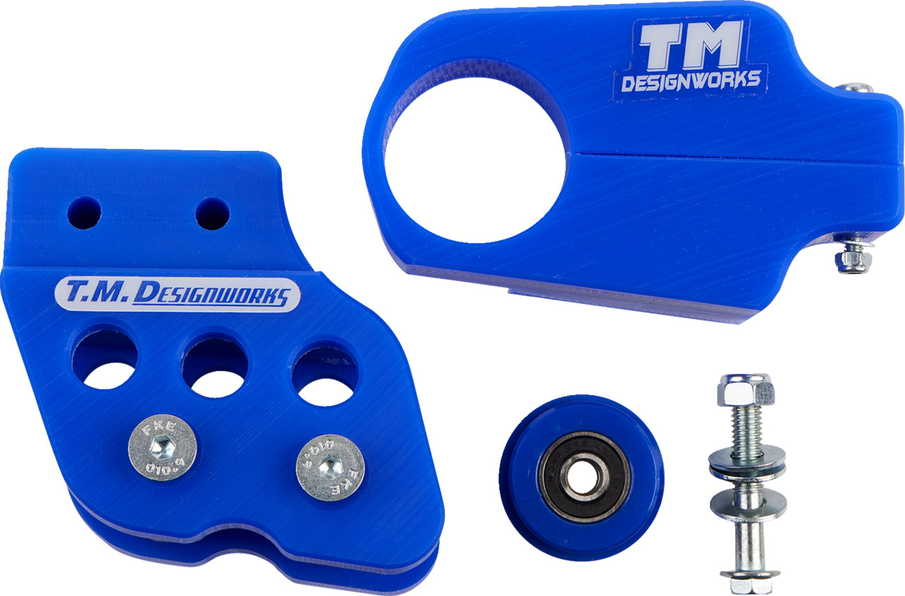 T.M. DESIGNWORKS Chain Guide/Slider - Banshee 350 - Blue YCP-BAN-BU