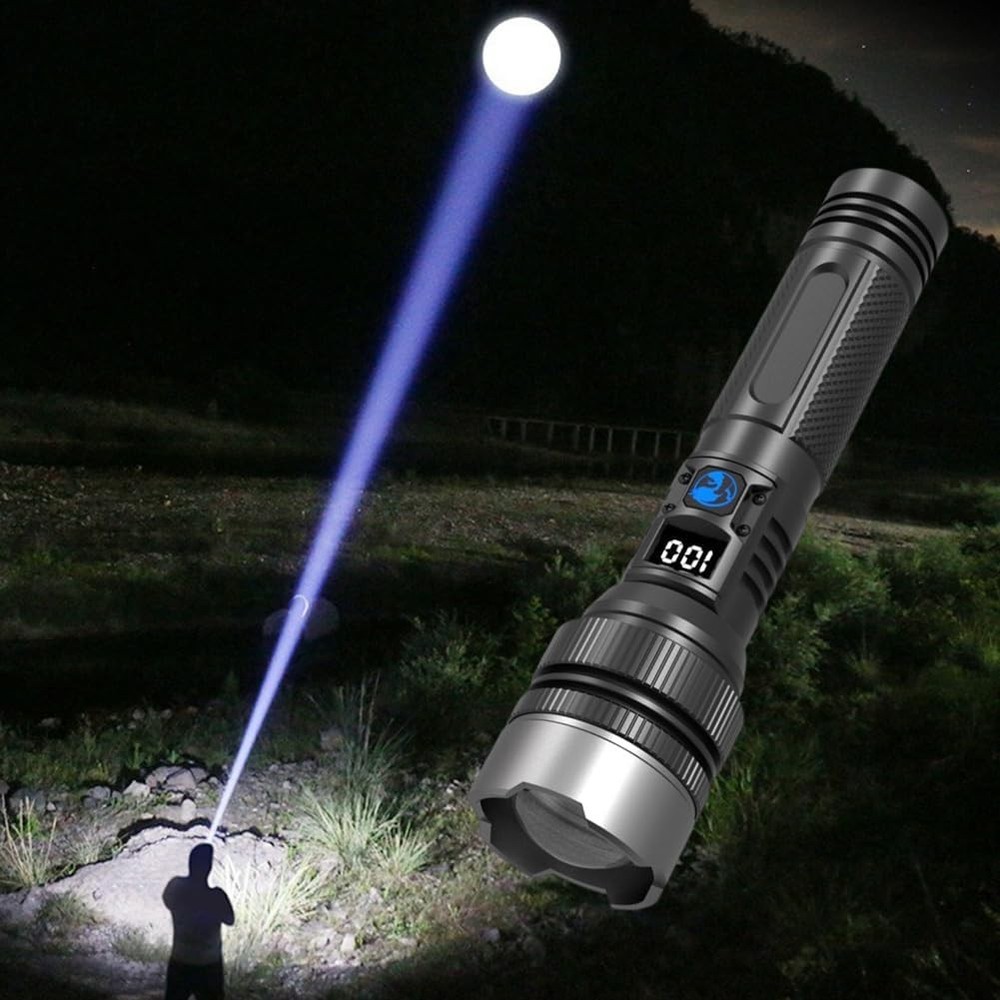LED Flashlight 500 Lumens Rechargeable Flashlights for Home Emergency