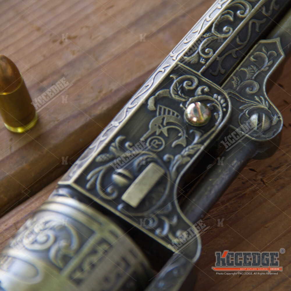SuperNatural Western Cowboy Black Powder Outlaw Revolver Pistol Metal Replica