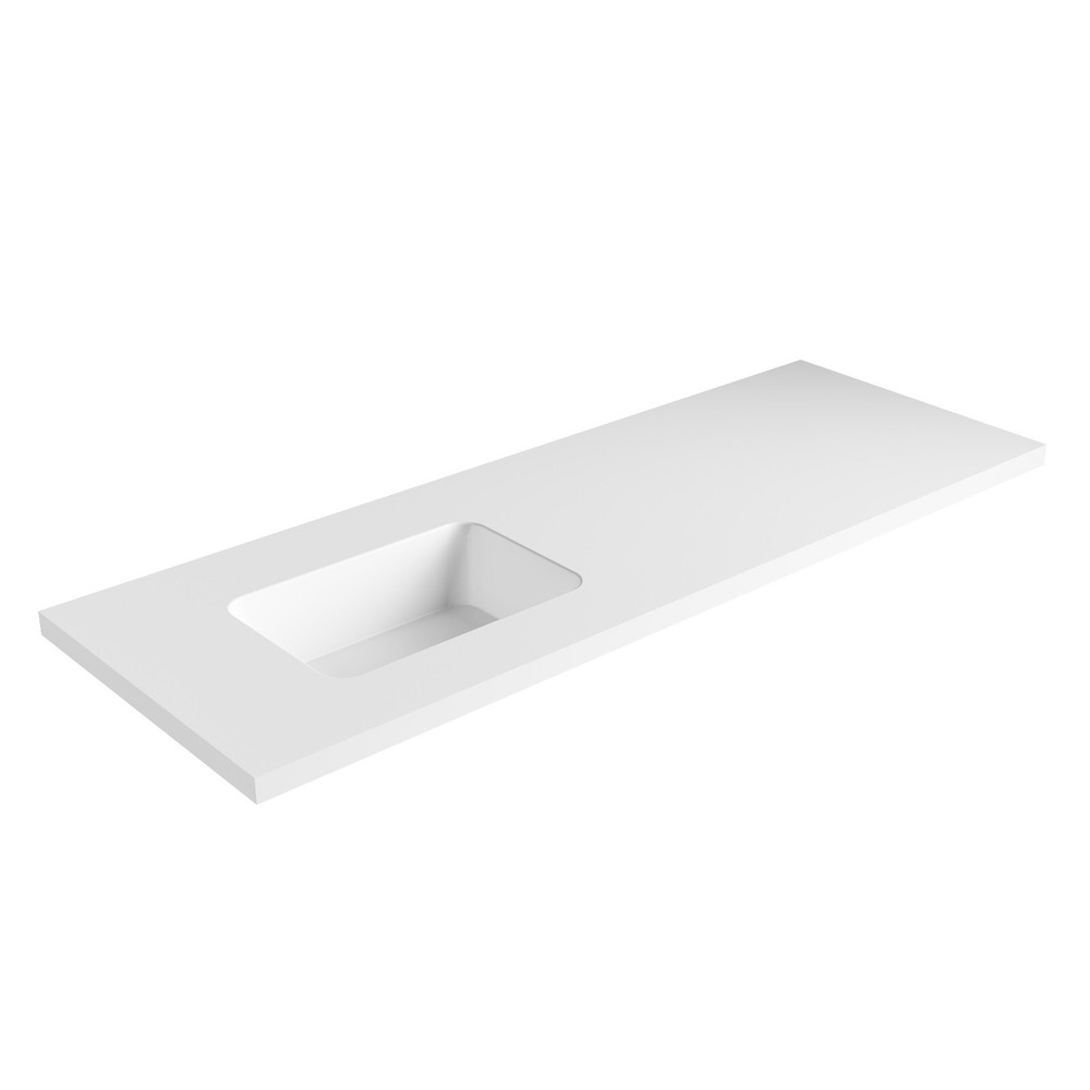 Dyconn Faucet 63 Inch Solid Surface Vanity Top