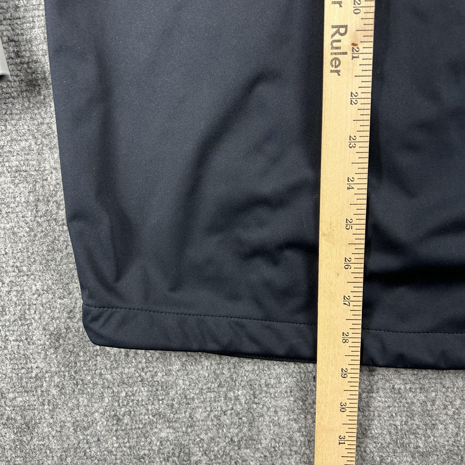 Graham Luxe Jacket Mens XL Black Gray Hooded Full Zip Softshell Windbreaker