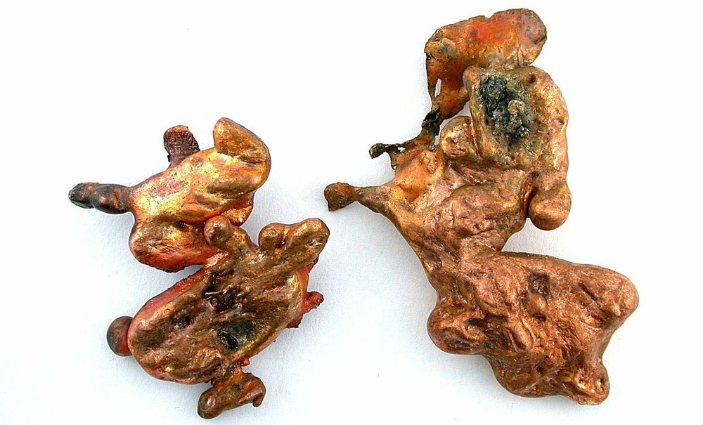 TWO ARIZONA COPPER NUGGET CN9