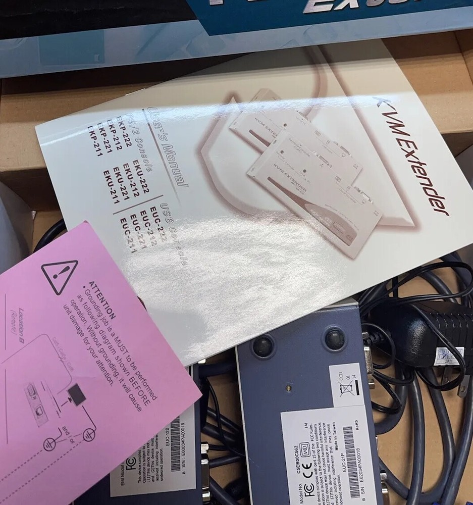 Rextron EUC-222C KVM Extender EUC-125, EUC-21P 🔥Fast Shipping🔥