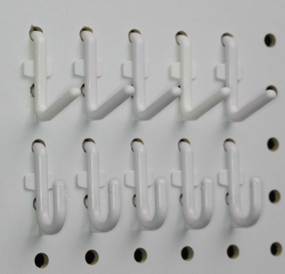 Plastic J & L Style Pegboard Hooks Combo Kit Tool Storage - Pick A Pack