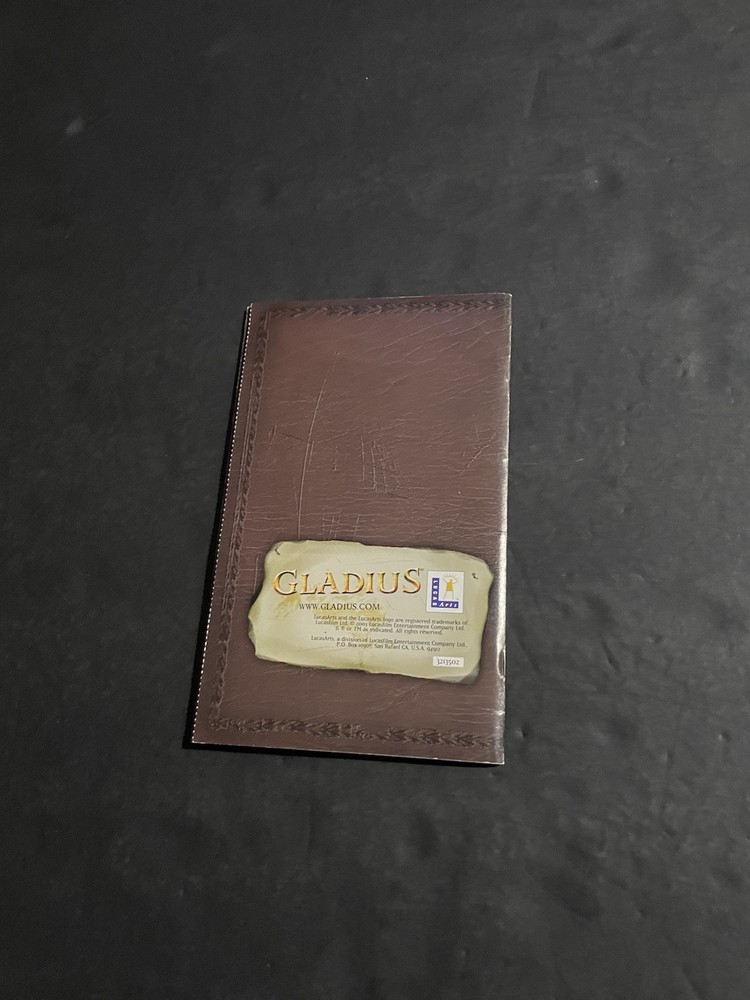 Gladius ps2 Manual Only