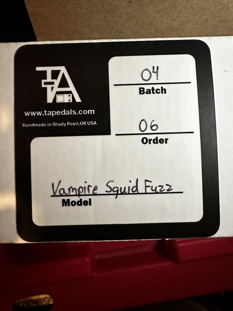 TA Pedals Vampire Squid Fuzz